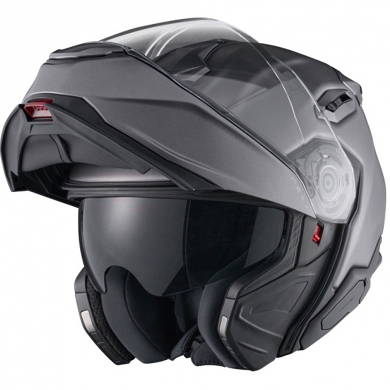 Cască de motocicletă rabatabilă Nexx X.Lifetour Plain titan mat