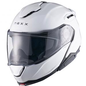 Casca de motocicleta rabatabila Nexx X.Lifetour Plain alb mat