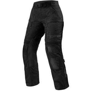 Pantaloni de motocicletă prelungiți pentru femei Revit Sand 5 H2O negri