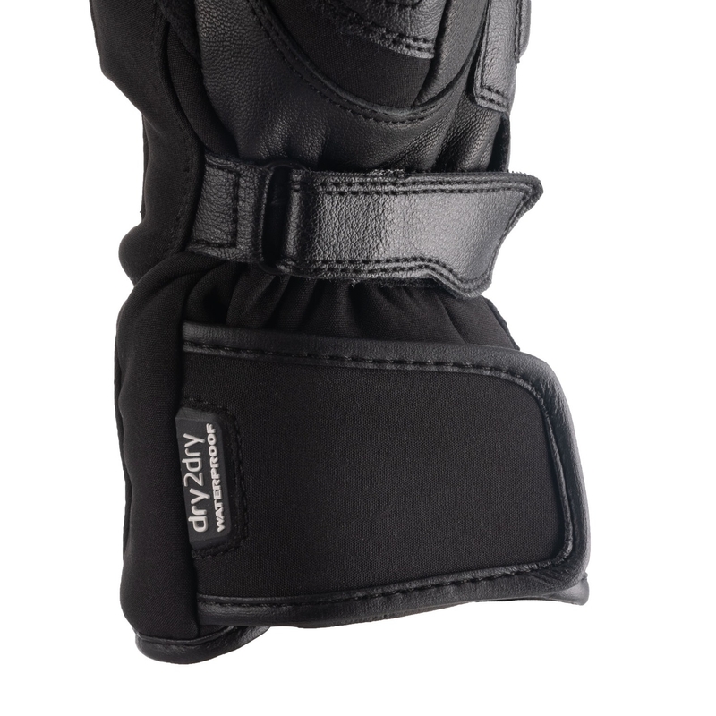 Mănuși pentru motociclete Oxford Omega 1.0 pentru femei. Dry2Dry™ negru