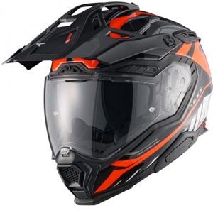 Casca moto Enduro Nexx X.WED3 Gobi portocaliu-alb