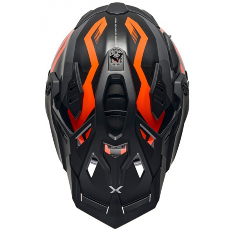 Casca moto Enduro Nexx X.WED3 Gobi portocaliu-alb