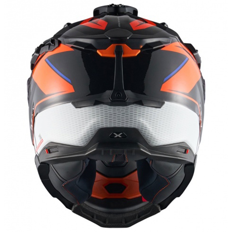 Casca moto Enduro Nexx X.WED3 Gobi portocaliu-alb