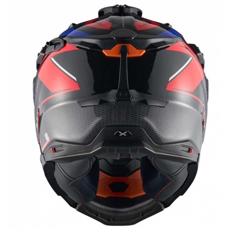 Casca moto Enduro Nexx X.WED3 Gobi albastru-rosu