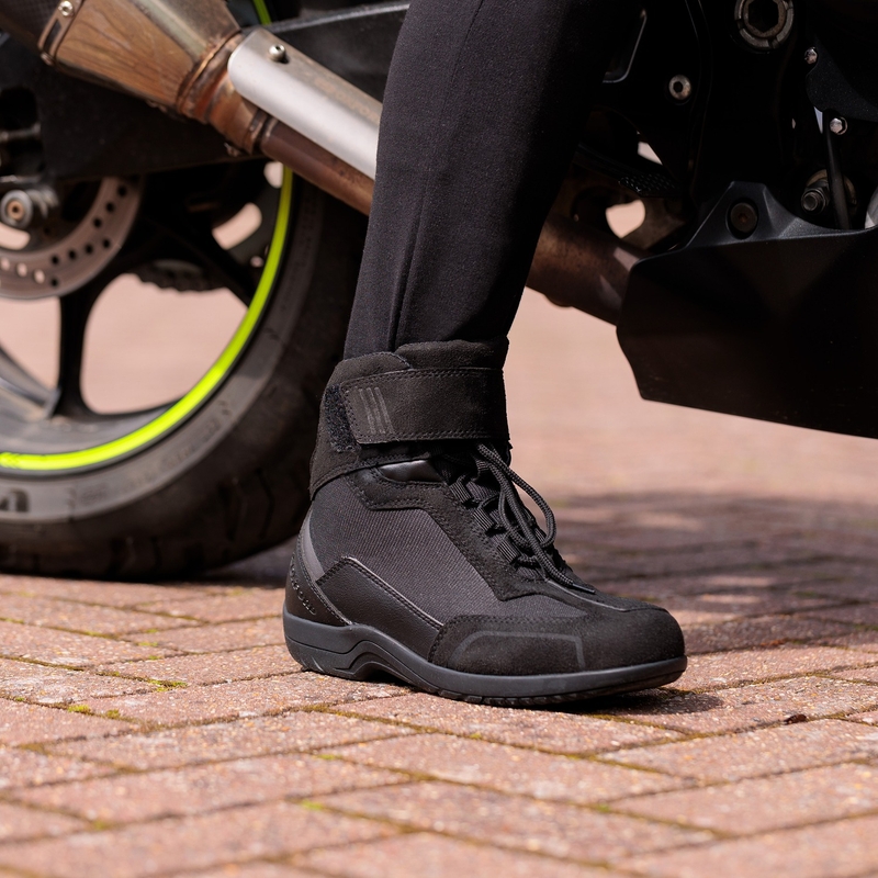 Cizme moto dama Oxford Spartan Air negre