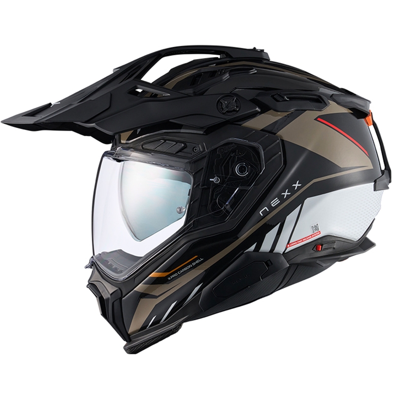 Casca moto Enduro Nexx X.WED3 Gobi alb-nisip