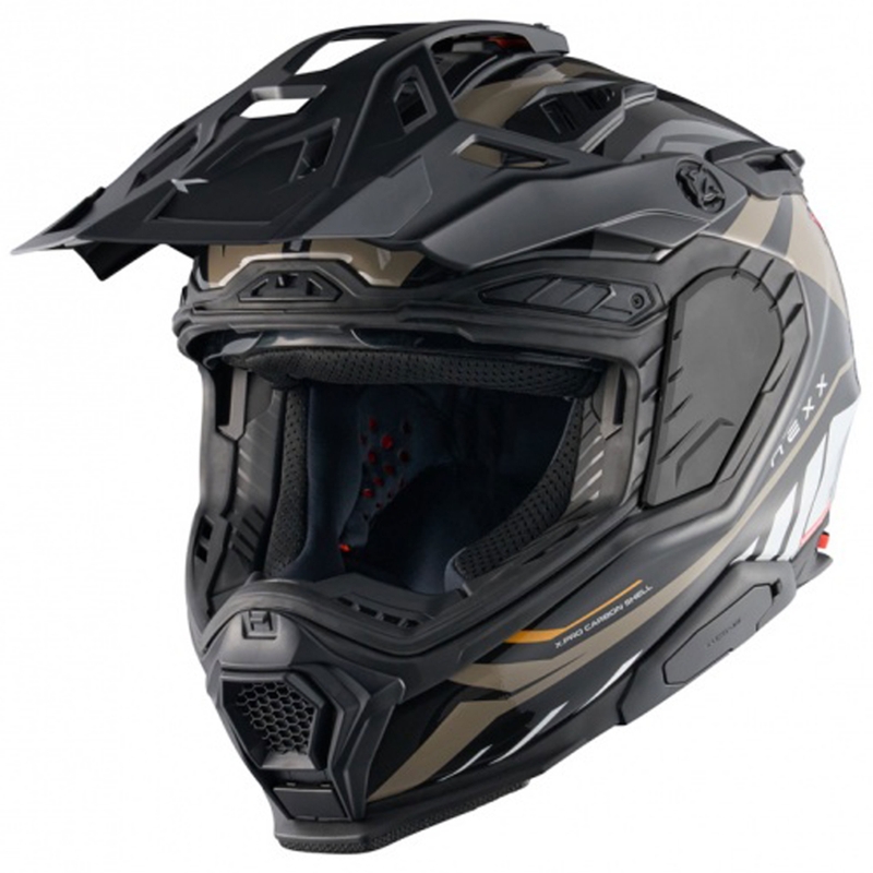 Casca moto Enduro Nexx X.WED3 Gobi alb-nisip
