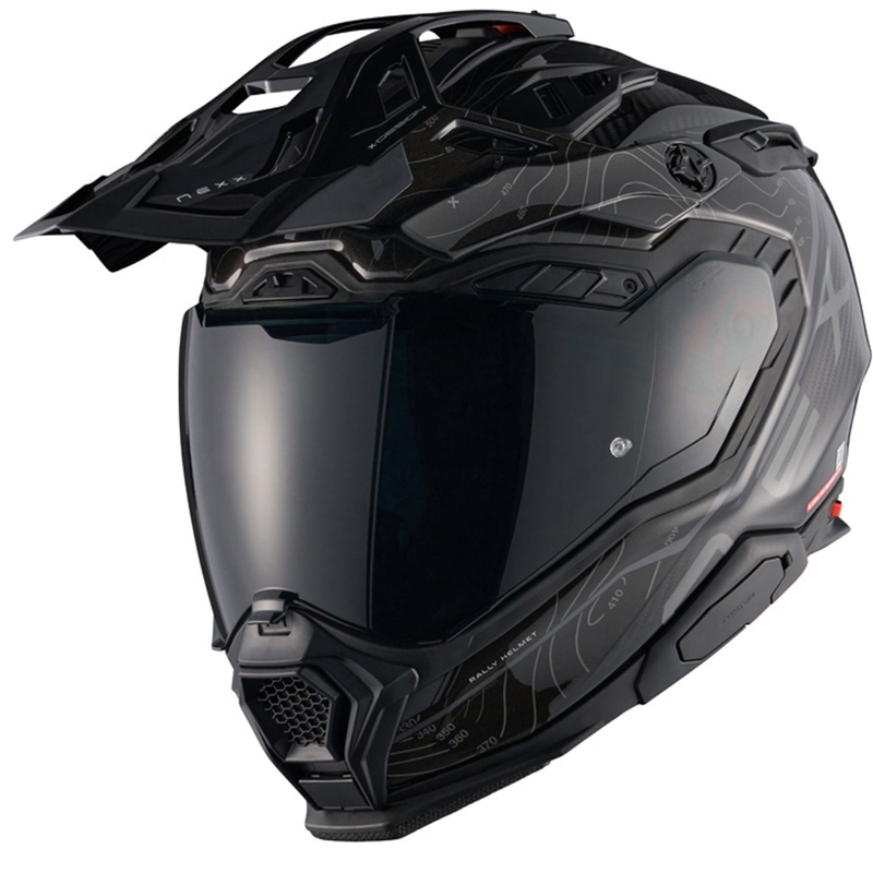 Casca moto Enduro Nexx X.WED3 Furka negru-gri
