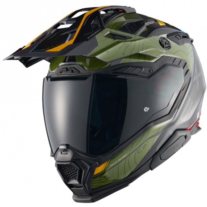 Casca moto Enduro Nexx X.WED3 Furka verde-galben