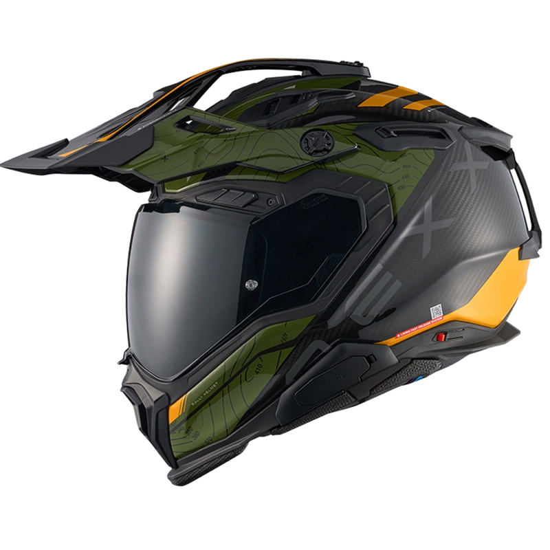 Casca moto Enduro Nexx X.WED3 Furka verde-galben