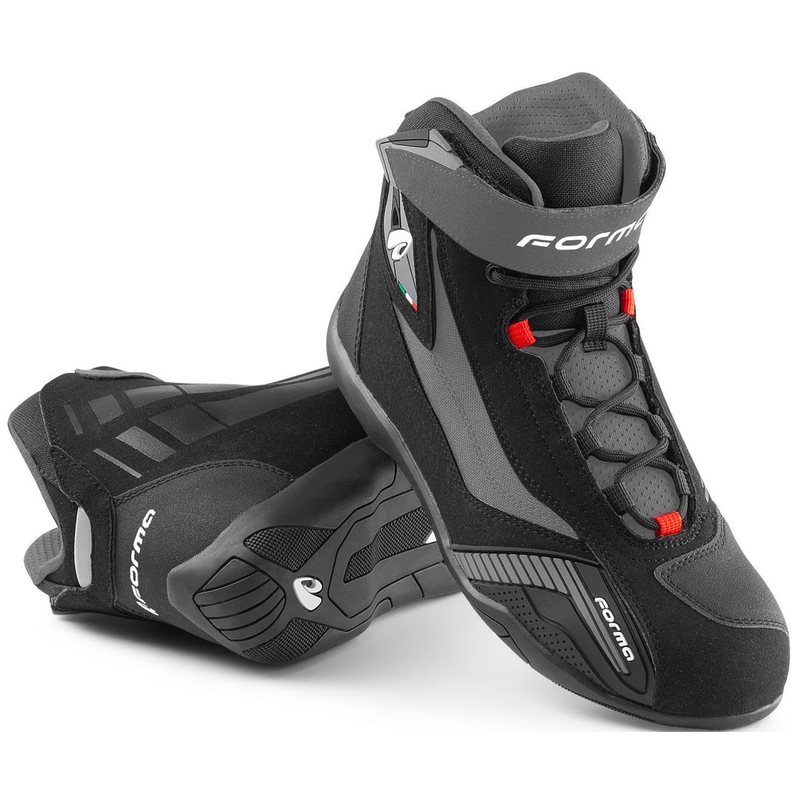 Ghete de motocicletă Forma Genesis negru-gri