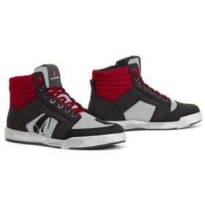Cizme de motocicleta Forma Ground Dry Chicago negru-rosu-gri