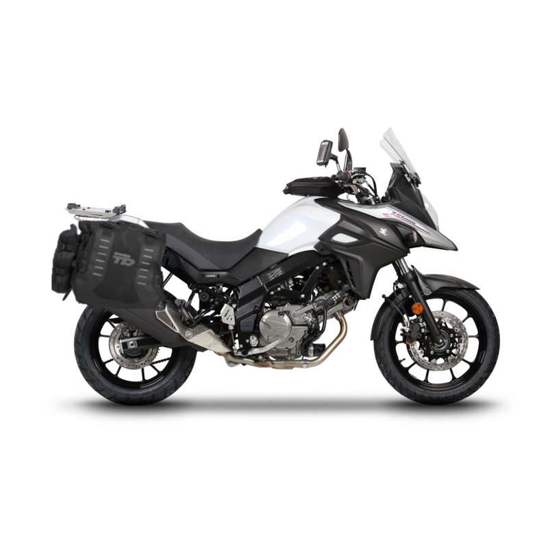 Complete set of SHAD TERRA TR40 adventure saddlebags, including mounting kit SHAD SUZUKI DL 650 V-Strom