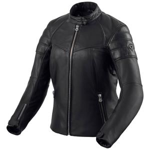 Jachetă de motocicletă din piele pentru femei Revit London, neagră