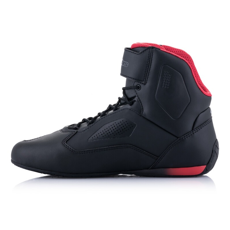 Cizme moto Alpinestars Faster-3 Rideknit negru-rosu-galben fluor-gri