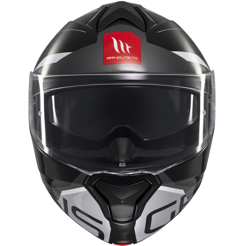 Casca moto modulara MT Genesis SV Atempo negru-gri