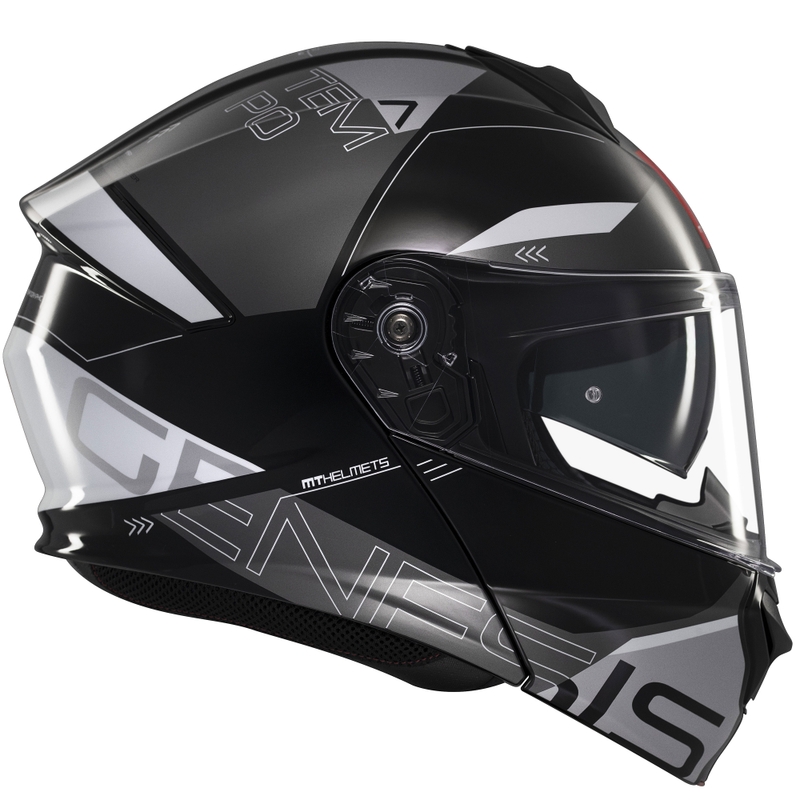 Casca moto modulara MT Genesis SV Atempo negru-gri