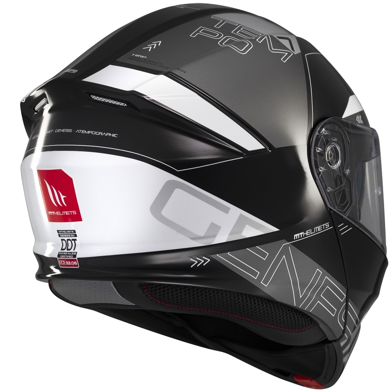 Casca moto modulara MT Genesis SV Atempo negru-gri
