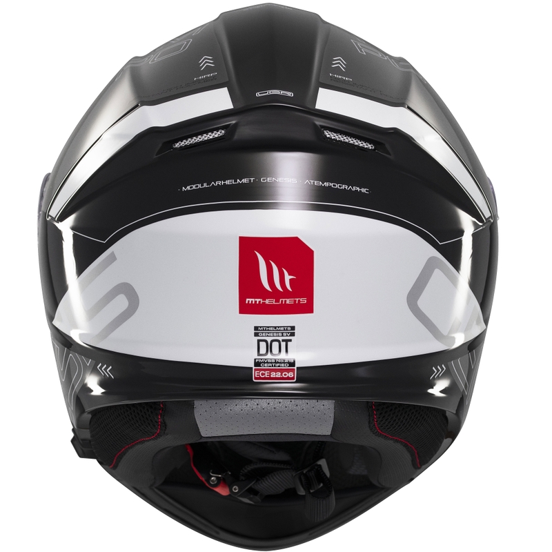 Casca moto modulara MT Genesis SV Atempo negru-gri