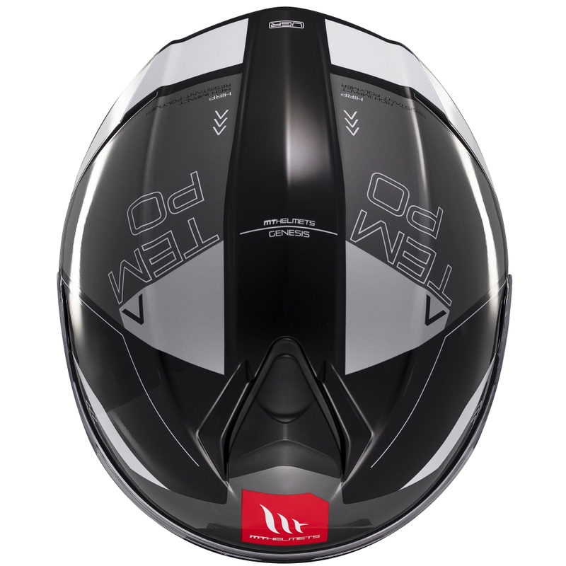 Casca moto modulara MT Genesis SV Atempo negru-gri