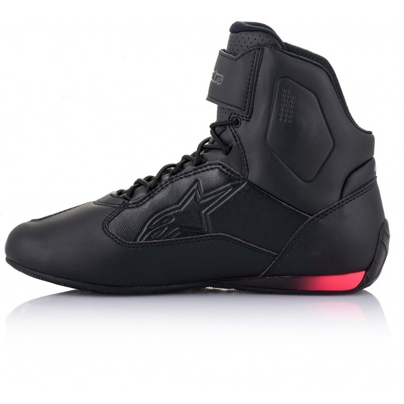 Ghete moto dama Alpinestars Stella Faster 3 negru-argintiu-roz