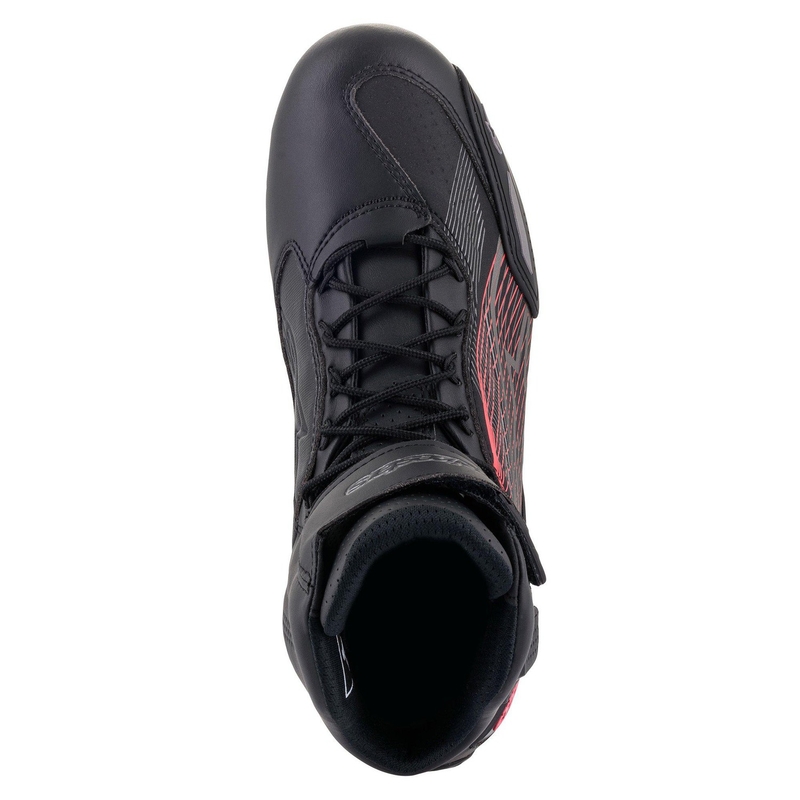 Ghete moto dama Alpinestars Stella Faster 3 negru-argintiu-roz