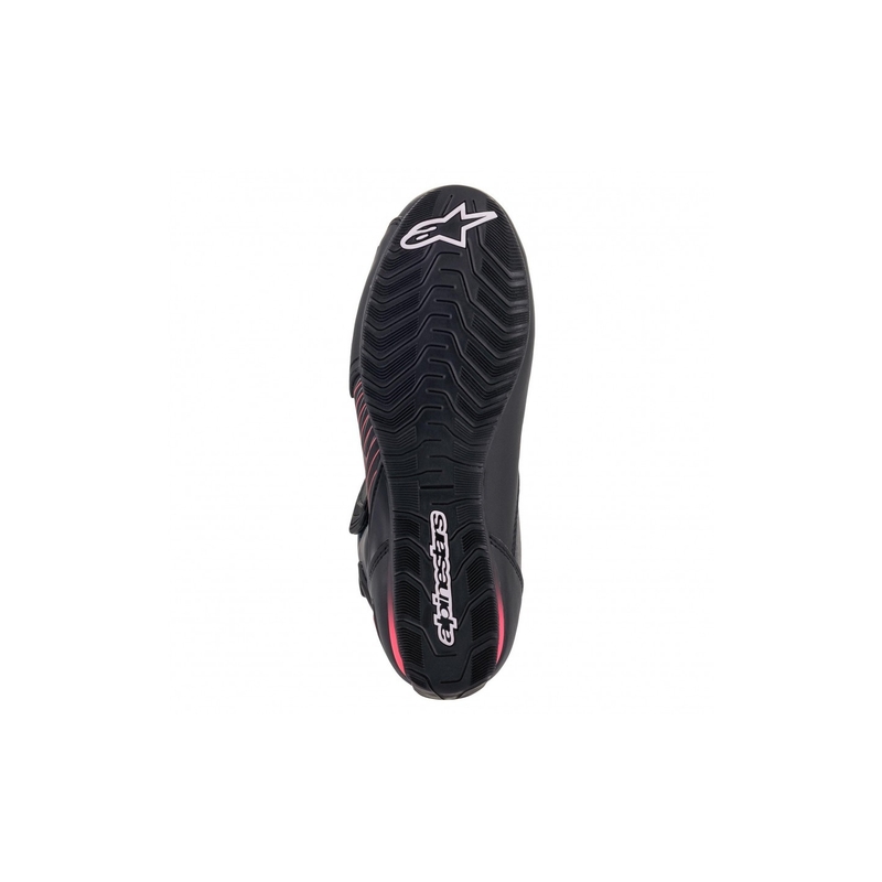 Ghete moto dama Alpinestars Stella Faster 3 negru-argintiu-roz