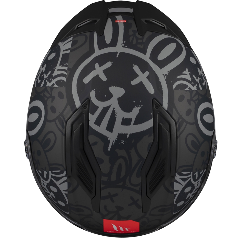 Casca moto integrala MT Stinger 2 RAM F1 negru-gri
