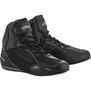 Ghete moto dama Alpinestars Stella Faster 3 Drystar negru-argintiu
