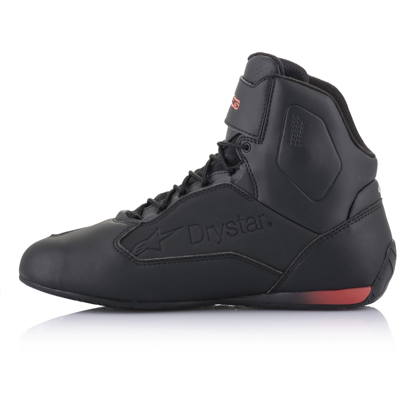 Ghete moto Alpinestars Faster 3 Drystar negru-rosu fluo