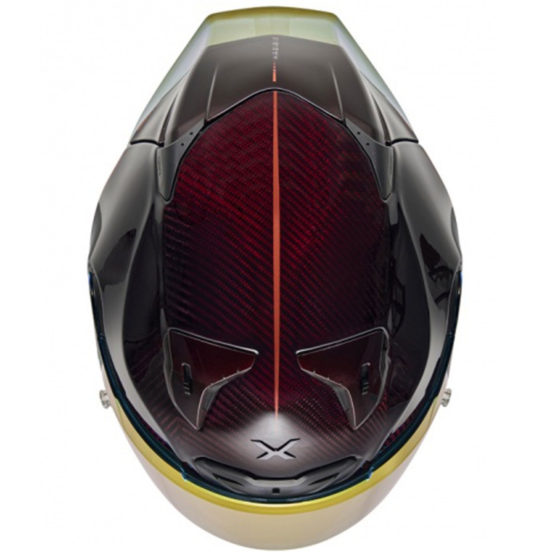 Casca moto integrala Nexx X.R3R Hagibis Carbon rosie