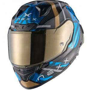 Cască integrală de motocicletă Nexx X.R3R Swirl turcoaz