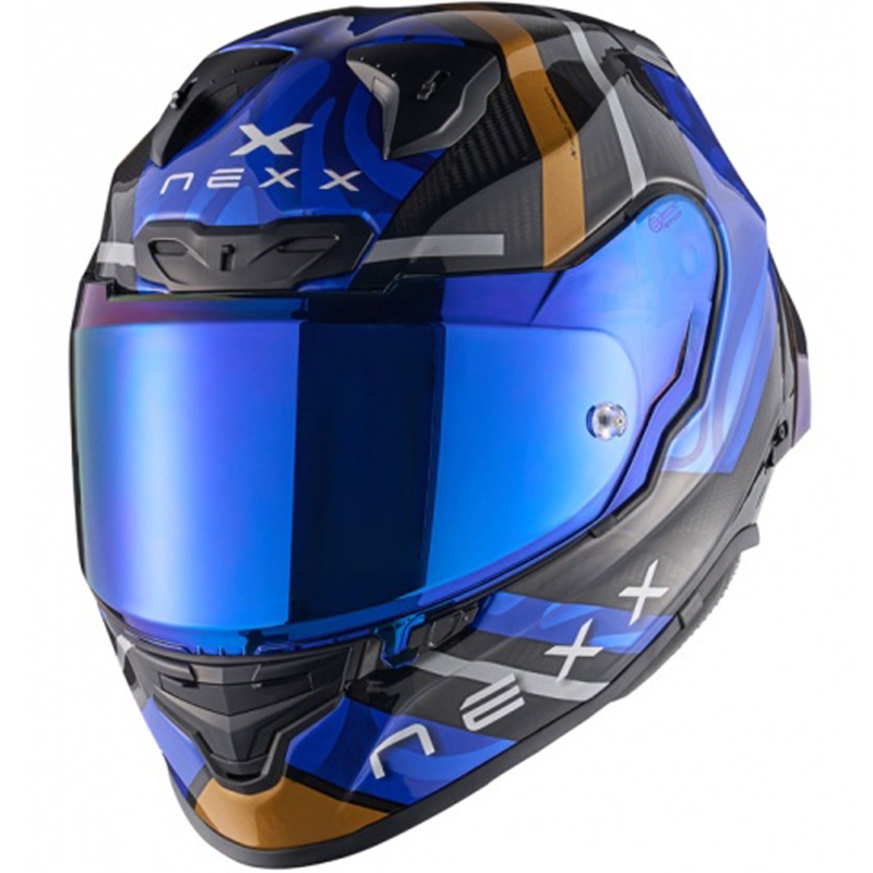 Casca integrala de motocicleta Nexx X.R3R Swirl albastru inchis