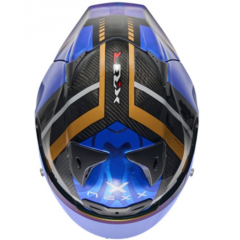 Casca integrala de motocicleta Nexx X.R3R Swirl albastru inchis