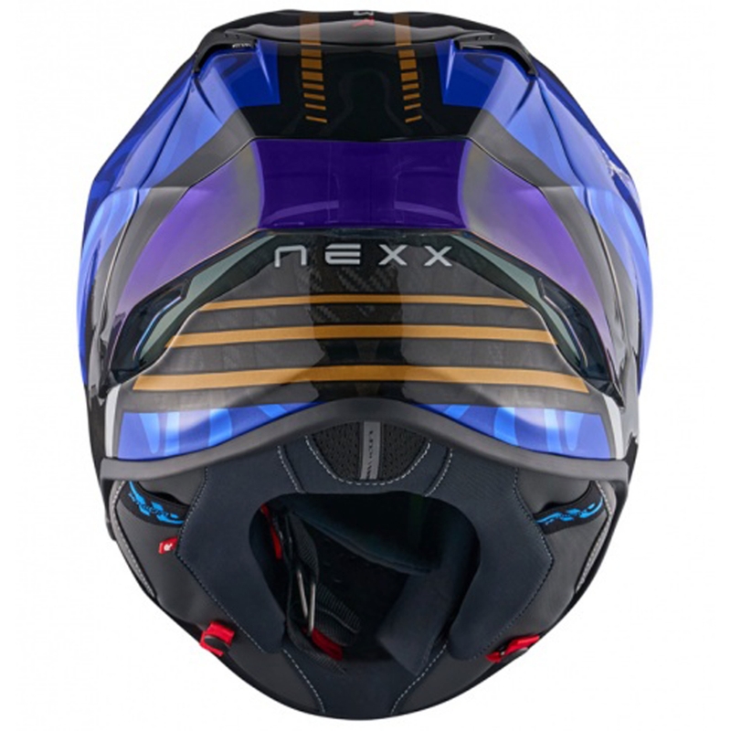 Casca integrala de motocicleta Nexx X.R3R Swirl albastru inchis