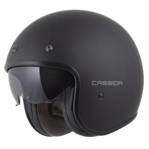 Cassida Motocicleta Cassida Oxygen 2.0 Solid Open Face Negru Mat-Gri Inchis
