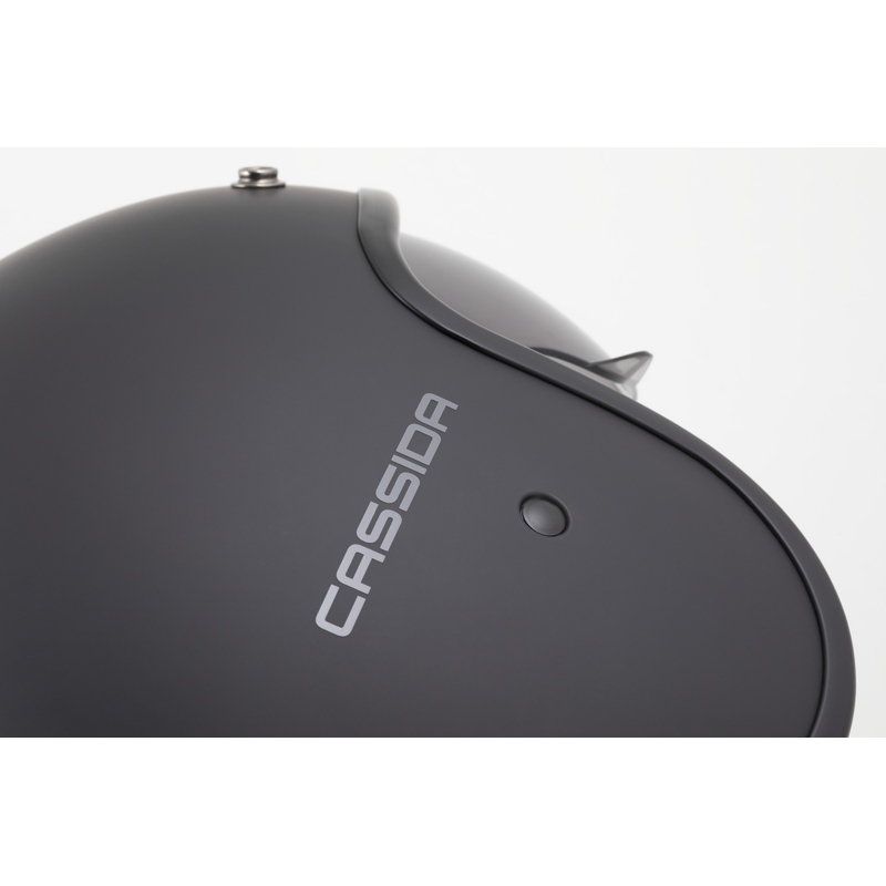 Cassida Motocicleta Cassida Oxygen 2.0 Solid Open Face Negru Mat-Gri Inchis