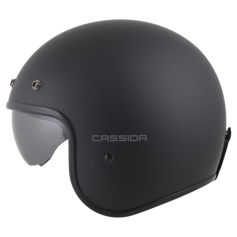 Cassida Motocicleta Cassida Oxygen 2.0 Solid Open Face Negru Mat-Gri Inchis