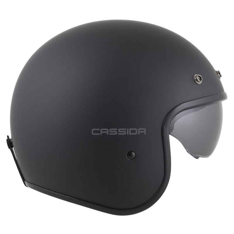Cassida Motocicleta Cassida Oxygen 2.0 Solid Open Face Negru Mat-Gri Inchis