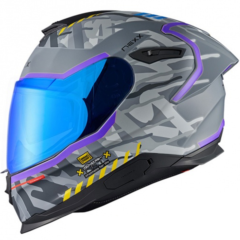 Casca moto integrala Nexx Y.100R Urbangram gri lichidare
