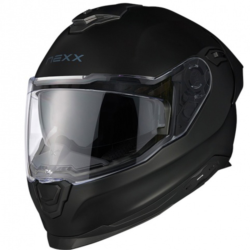 Cască integrală pentru motocicletă NEXX Y.100R Fullblack negru mat lichidare