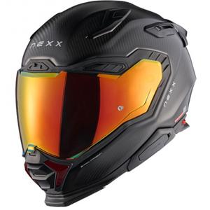 Cască de motocicletă integrală Nexx X.WST3 Zero PRO Carbon roșu mat