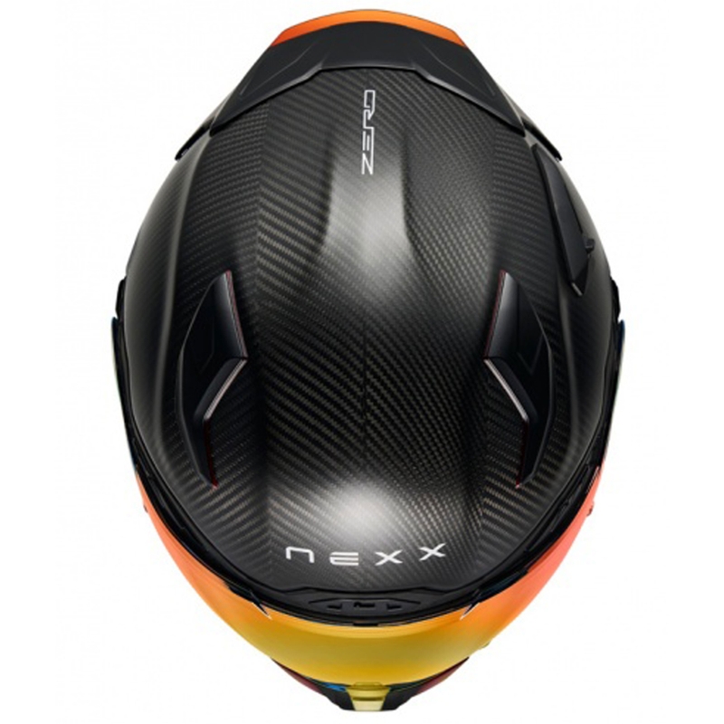Cască de motocicletă integrală Nexx X.WST3 Zero PRO Carbon roșu mat