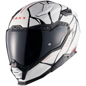 Casca moto integrala Nexx X.WST3 B-Side alb-negru