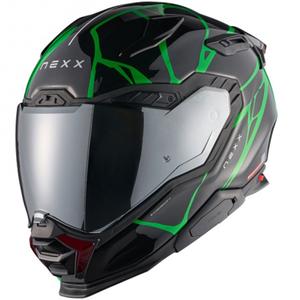 Casca integrala de motocicleta Nexx X.WST3 B-Side negru-verde