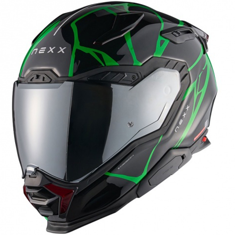 Casca integrala de motocicleta Nexx X.WST3 B-Side negru-verde