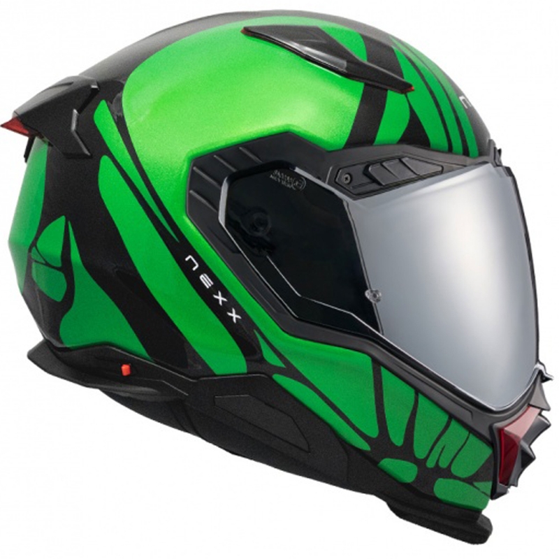 Casca integrala de motocicleta Nexx X.WST3 B-Side negru-verde