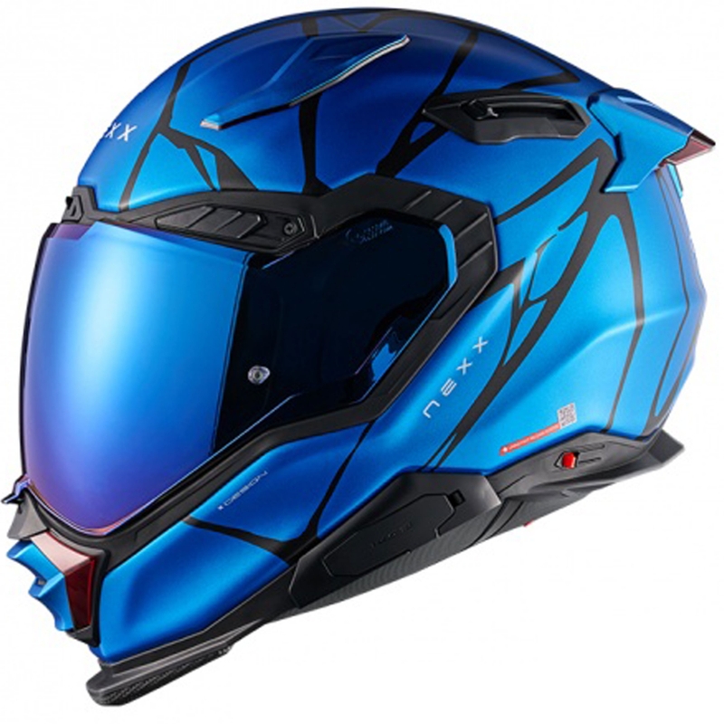 Casca integrala de motocicleta Nexx X.WST3 B-Side albastru-negru