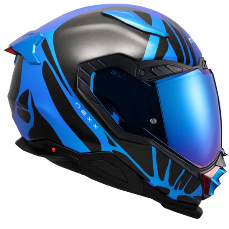 Casca integrala de motocicleta Nexx X.WST3 B-Side albastru-negru