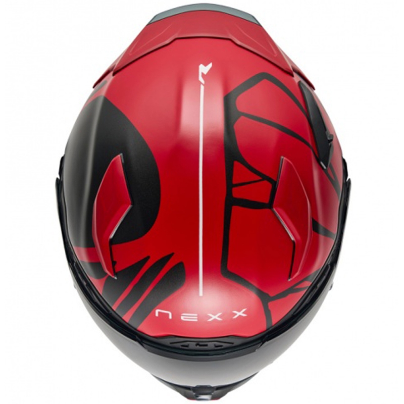 Cască integrală pentru motocicletă Nexx X.WST3 B-Side roșu-negru